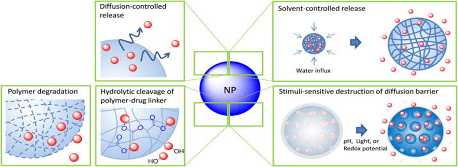 Controlled drug release in nanotechnology. Controlled drug release in nanotechnology.